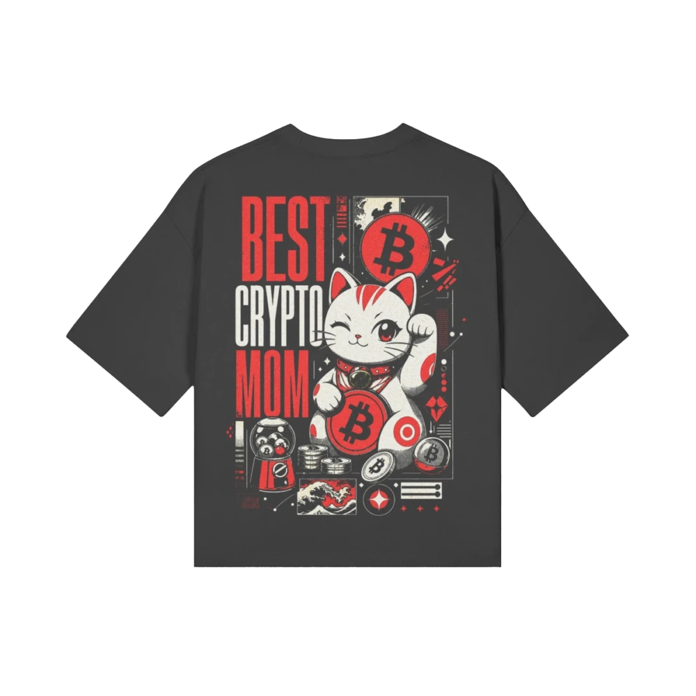 Best Crypto Mom Oversized T-Shirt