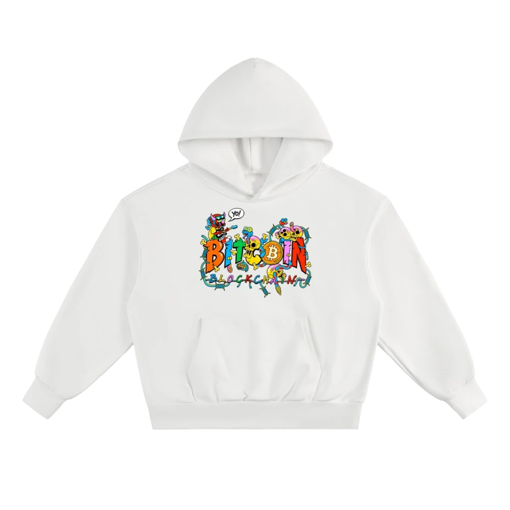 Bitcoin Block Party Heavyweight Fleece Hoodie