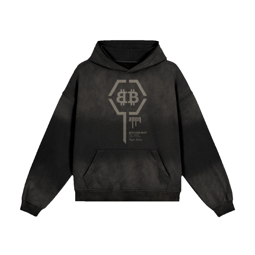 Shop - Bitcoin Boy Heavyweight Hoodie 1