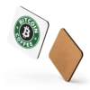 Bitcoin Coffee Cork-Back Coaster