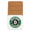 Bitcoin Coffee Cork-Back Coaster