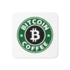 Bitcoin Coffee Cork-Back Coaster
