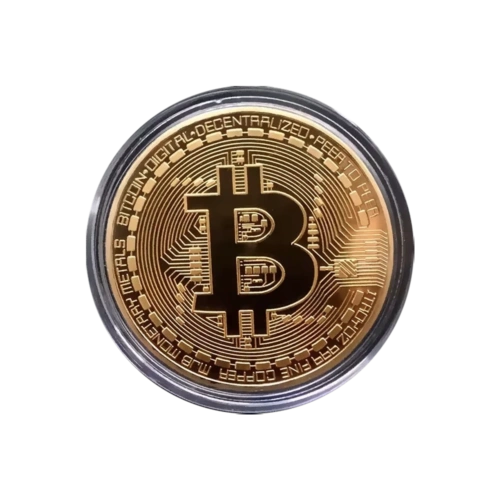 Bitcoin Collector’s Coin with Acrylic Display Case