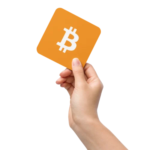 Bitcoin Cork-Back Coaster