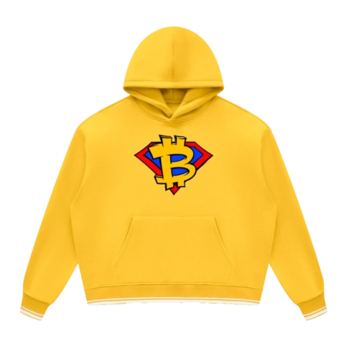 Bitcoin Hero Oversized Fleece Hoodie