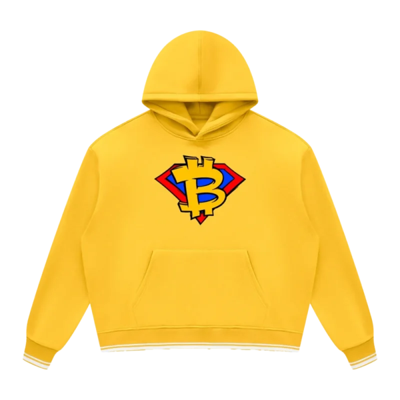Bitcoin Hero Oversized Fleece Hoodie