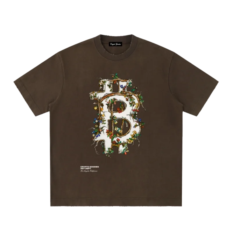 Bitcoin in Bloom Heavyweight Vintage T-Shirt