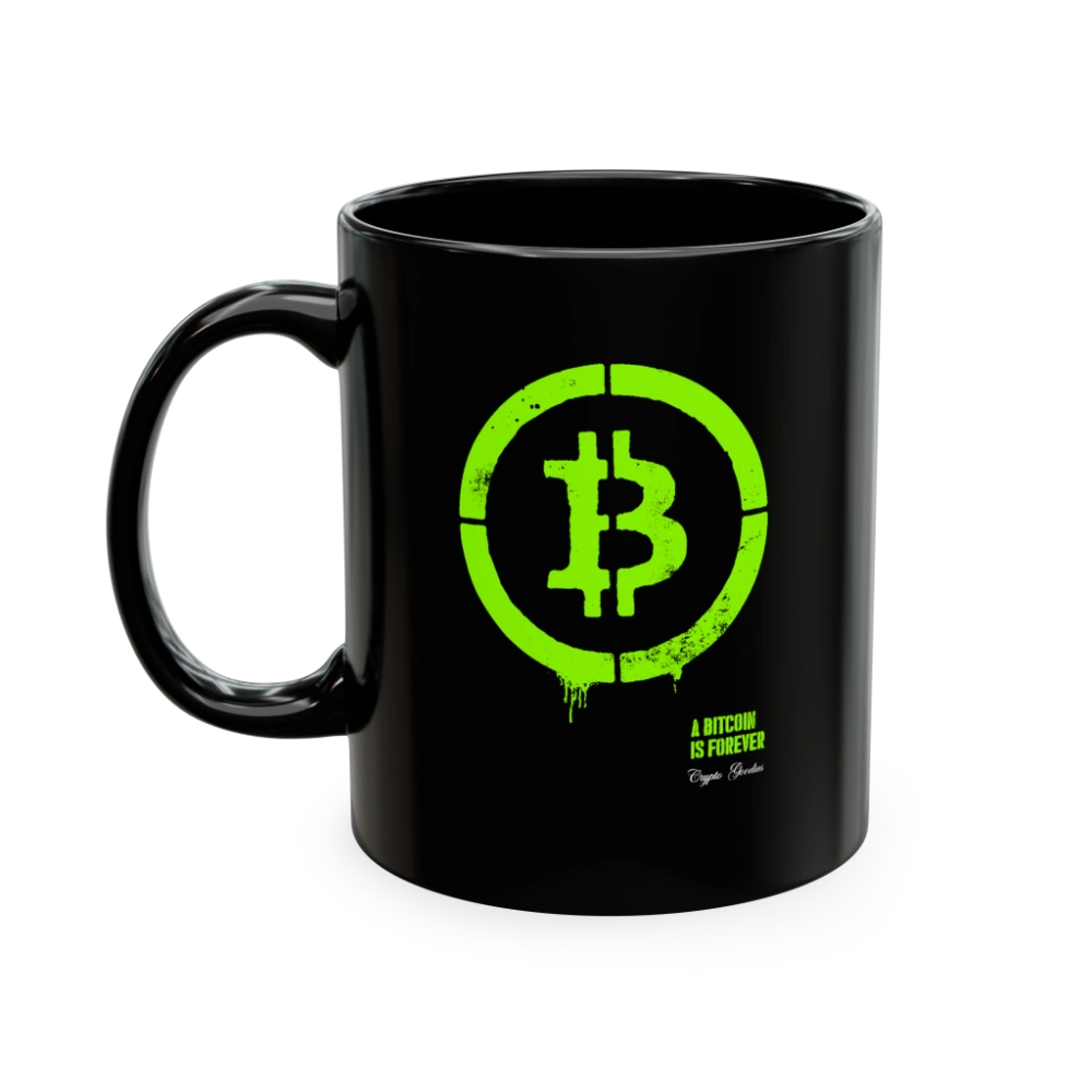 Bitcoin Is Forever Black Mug