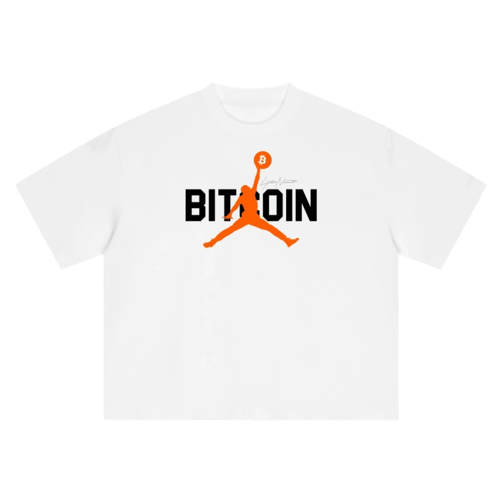 Bitcoin Jump-Man Boxy Oversized T-Shirt