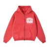 Crypto & Beer Zip-Up Boxy Fleece Hoodie