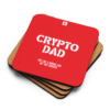 Crypto Dad Cork-Back Coaster