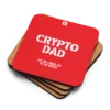 Crypto Dad Cork-Back Coaster