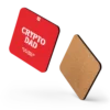 Crypto Dad Cork-Back Coaster