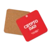 Crypto Dad Cork-Back Coaster