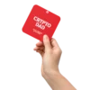 Crypto Dad Cork-Back Coaster