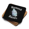 Diamond Hands Cork-Back Coaster