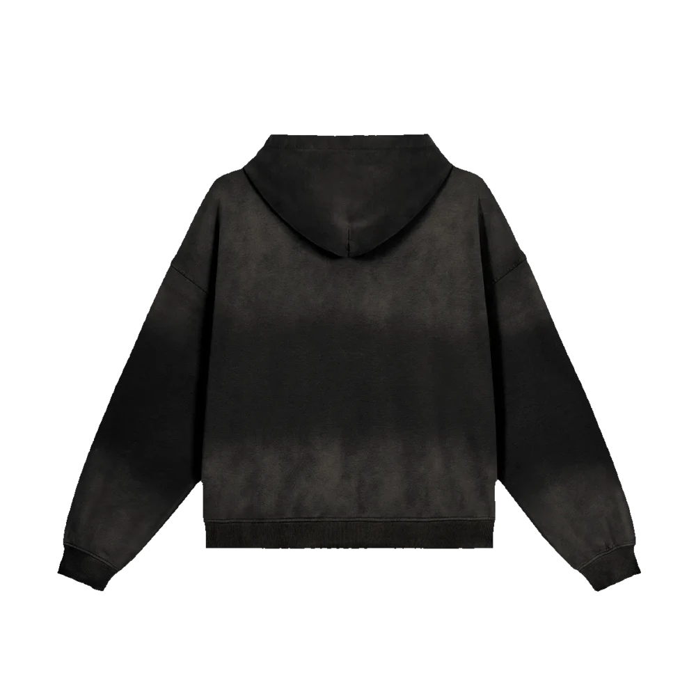 DISOBEY (Glow) Super Heavyweight Sun Faded Hoodie