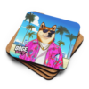 DOGE: Vice City Cork-Back Coaster