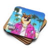 DOGE: Vice City Cork-Back Coaster