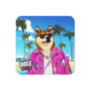 DOGE: Vice City Cork-Back Coaster