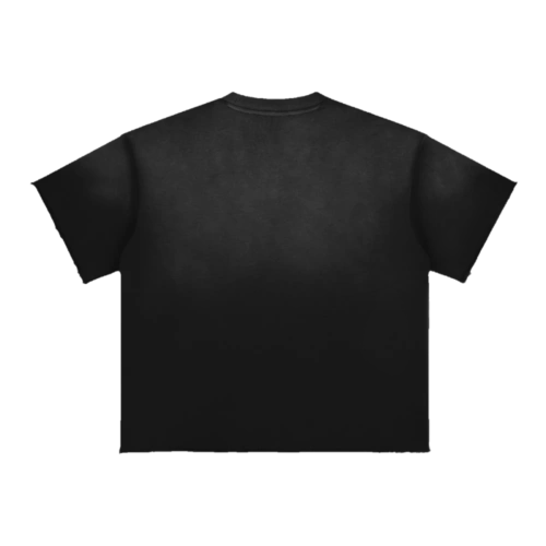 Dogezilla Sun Fade Raw Edge Oversized T-Shirt