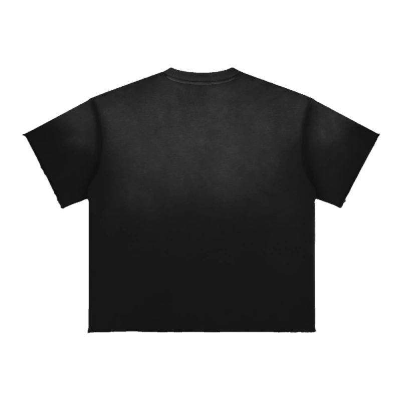 Dogezilla Sun Fade Raw Edge Oversized T-Shirt