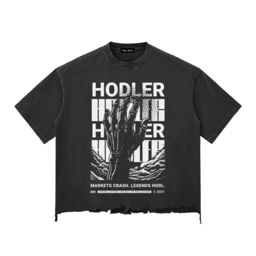 HODLER Raw-Hem Boxy T-shirt
