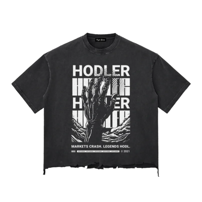 HODLER Raw-Hem Boxy T-shirt