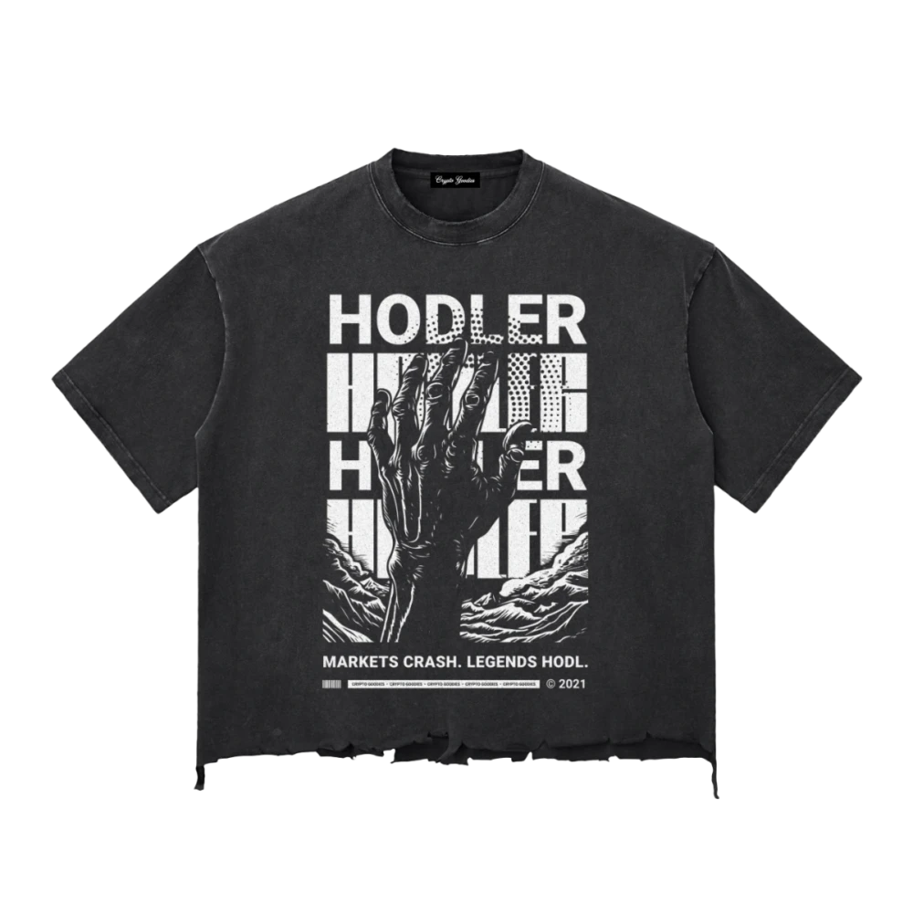 HODLER Raw-Hem Boxy T-shirt
