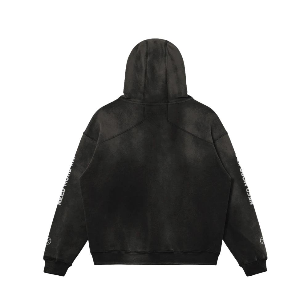 Need More XRP Super Heavyweight Sun Faded Hoodie