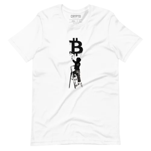 Painting The Bitcoin T-Shirt