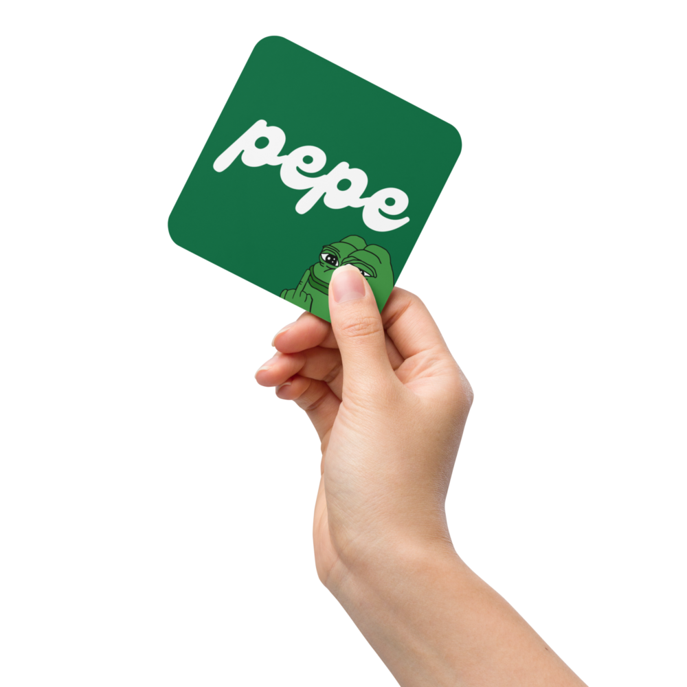 Pepe Cork-Back Coaster