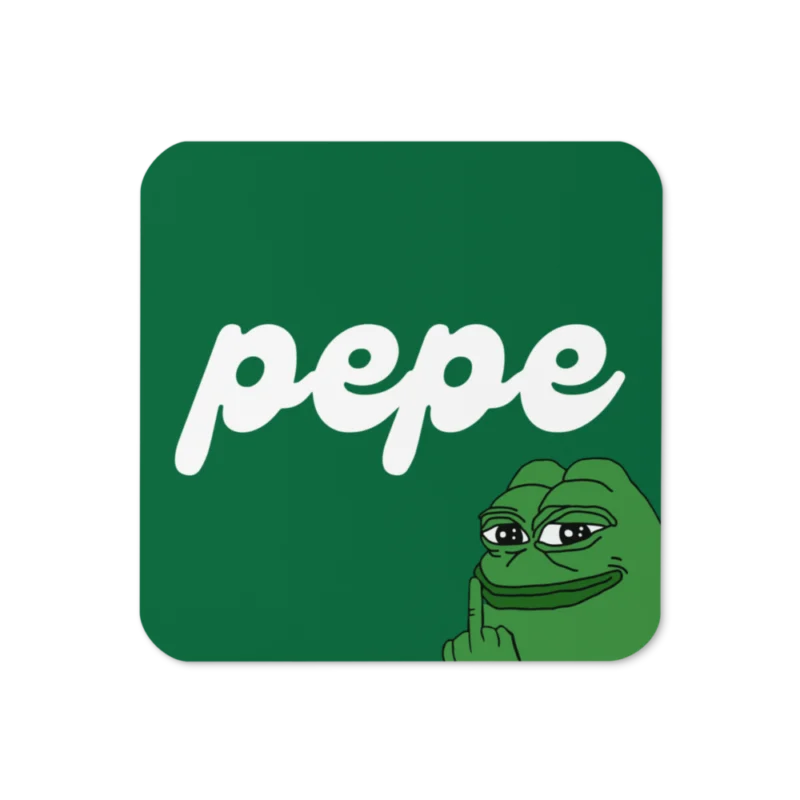 Pepe Cork-Back Coaster