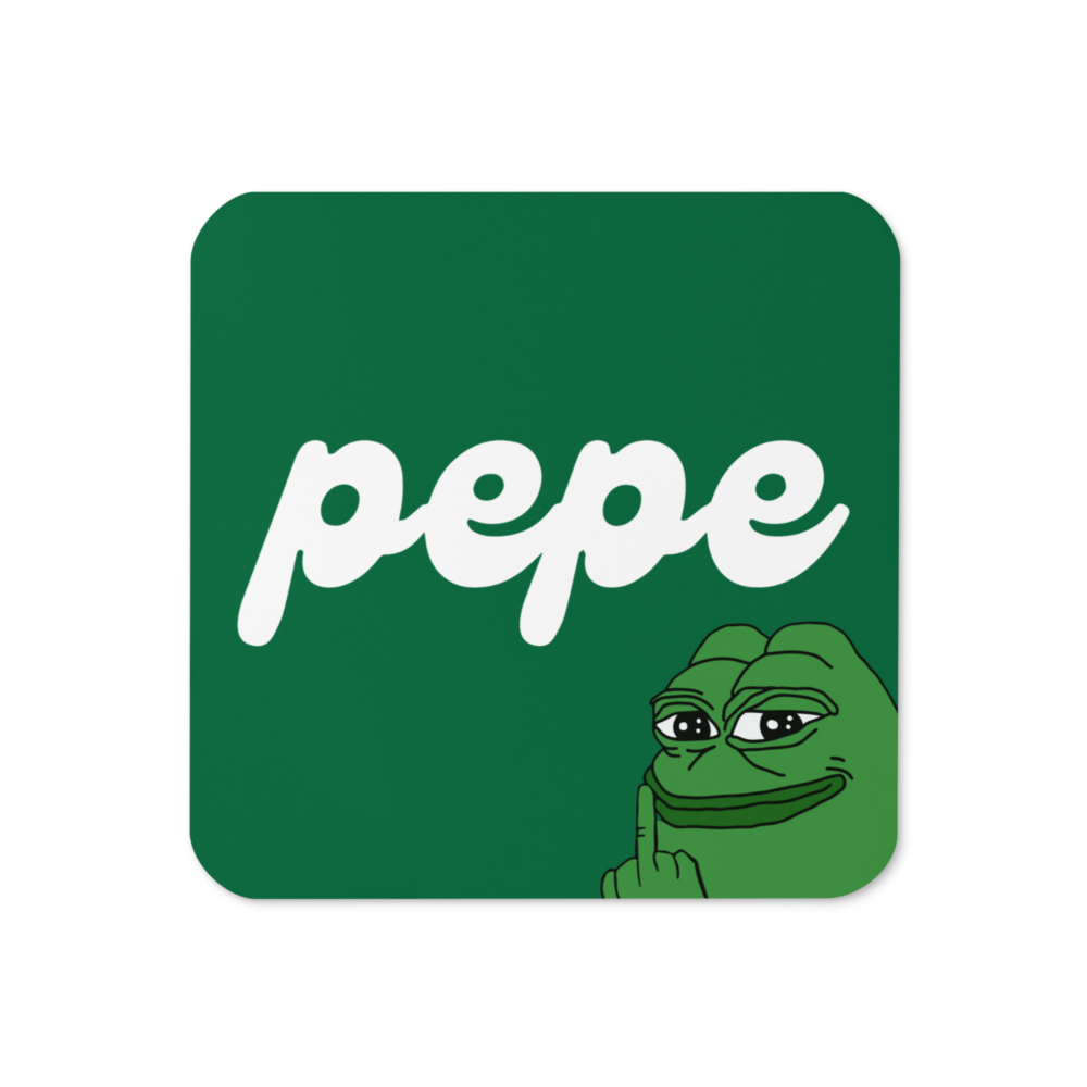 Pepe Cork-Back Coaster