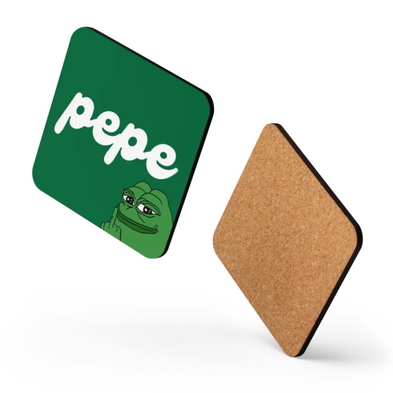 Pepe Cork-Back Coaster