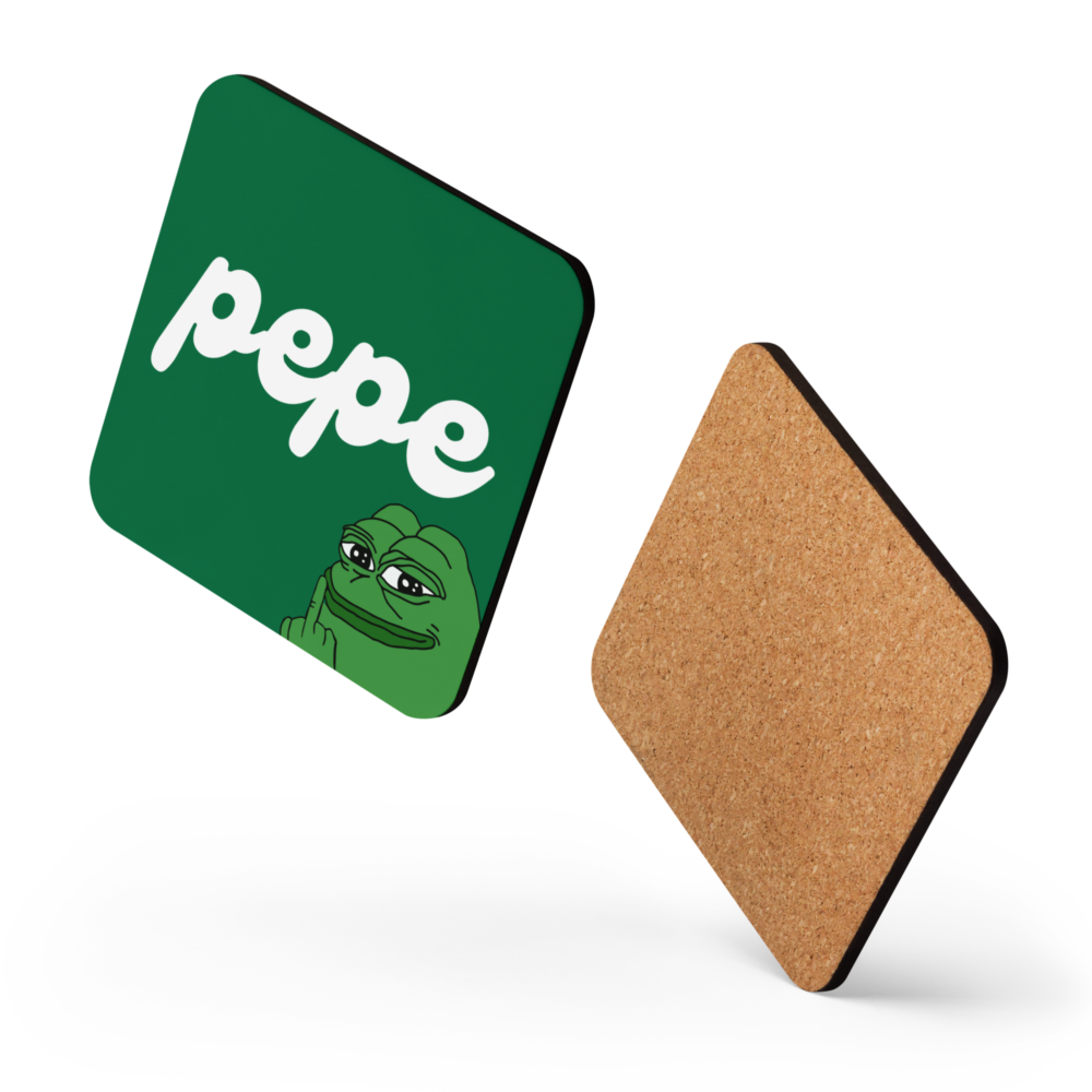 Pepe Cork-Back Coaster