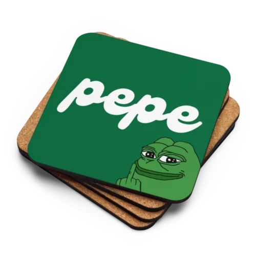 Pepe Cork-Back Coaster