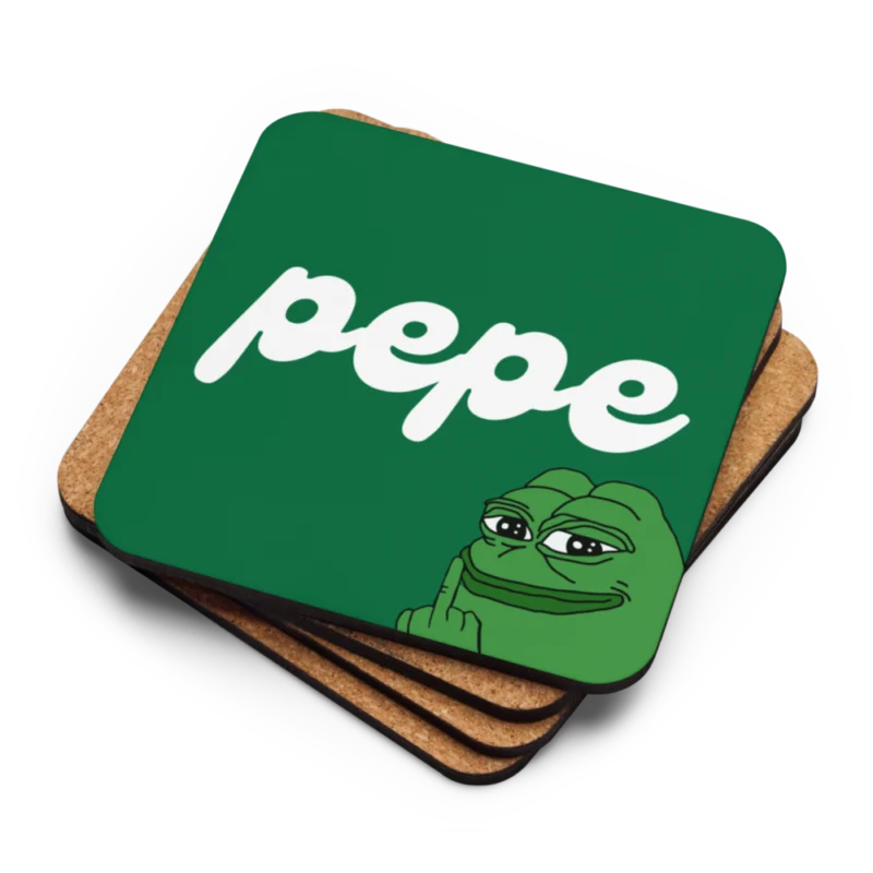 Pepe Cork-Back Coaster
