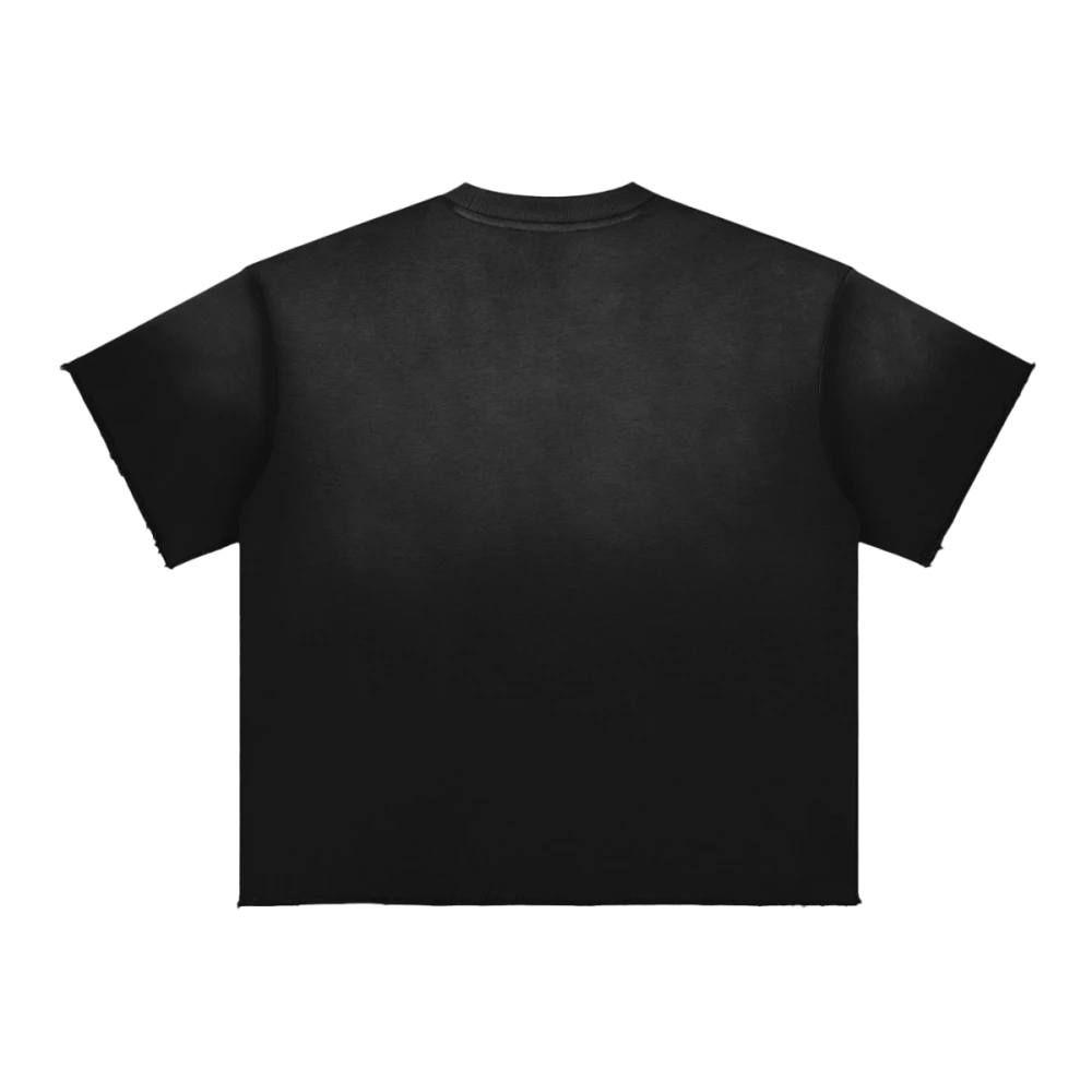 Plebs Life Sun Fade Raw Edge T-Shirt