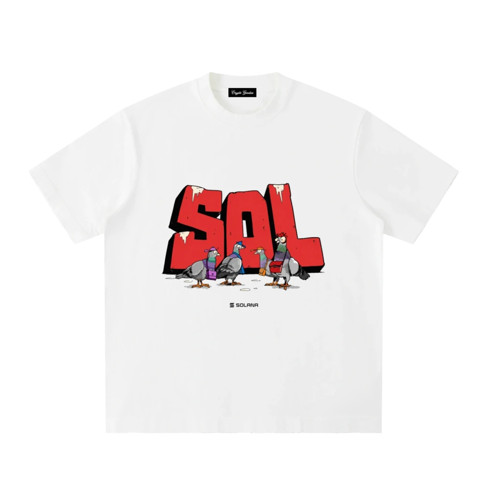 Solana Pigeon Run Heavyweight Vintage T-Shirt