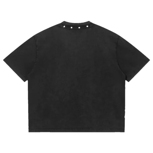 Stack Sats Washed Boxy Studded T-Shirt