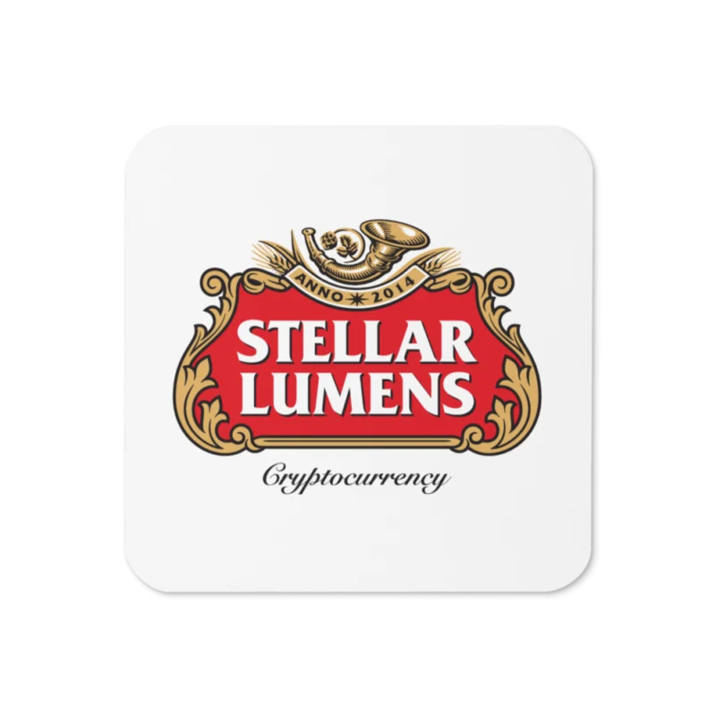 Stellar Lumens Cork-Back Coaster