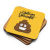 The Shitcoin Specialist Cork-Back Coaster