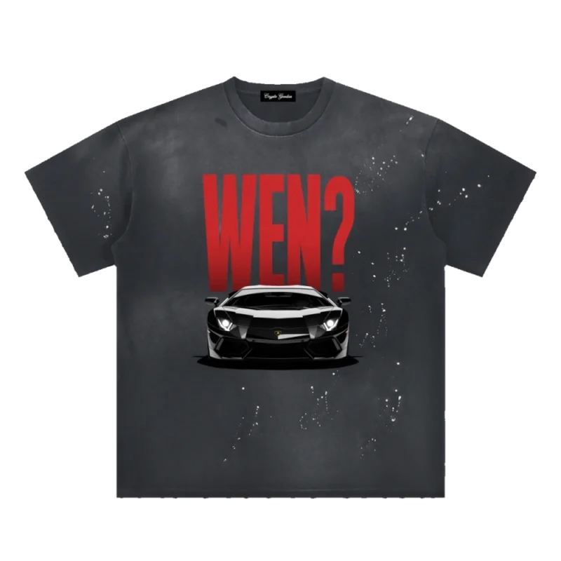 WEN LAMBO Paint Splatter T-Shirt