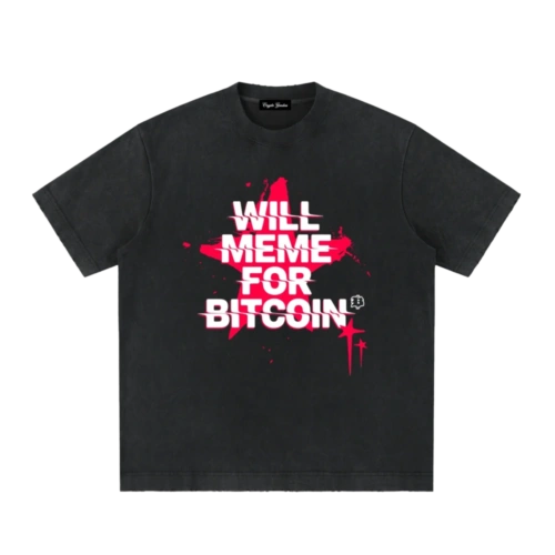 Will Meme For Bitcoin Heavyweight Vintage T-Shirt