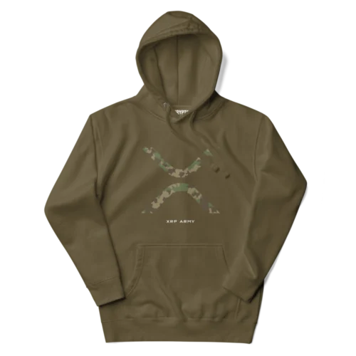 XRP Army Military Green Hoodie