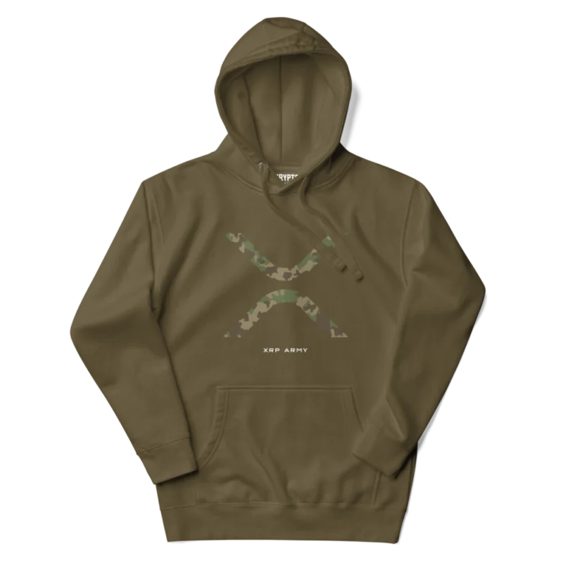 XRP Army Military Green Hoodie