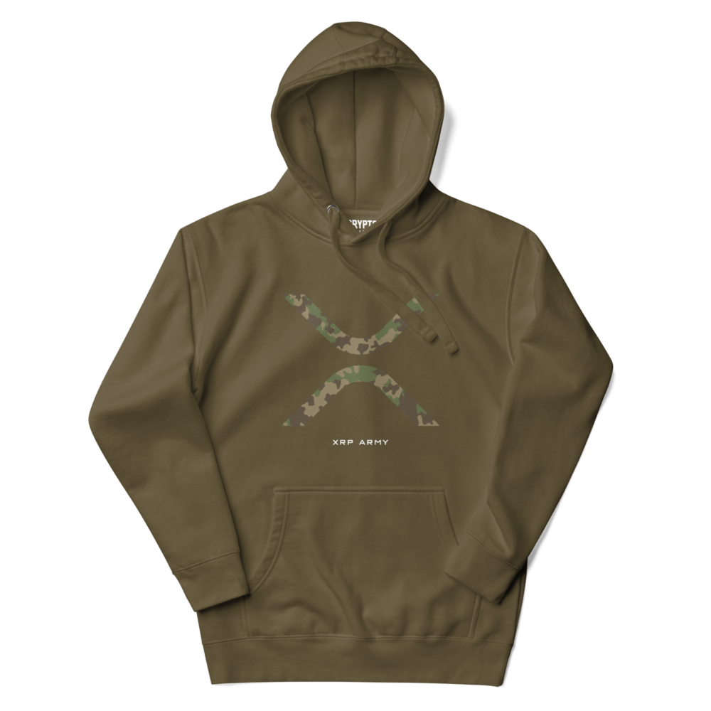XRP Army Military Green Hoodie