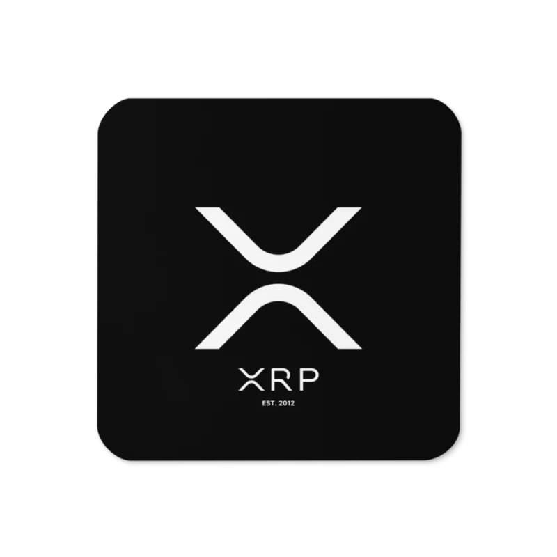 XRP Cork-Back Coaster