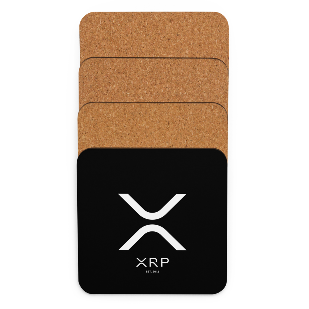 XRP Cork-Back Coaster